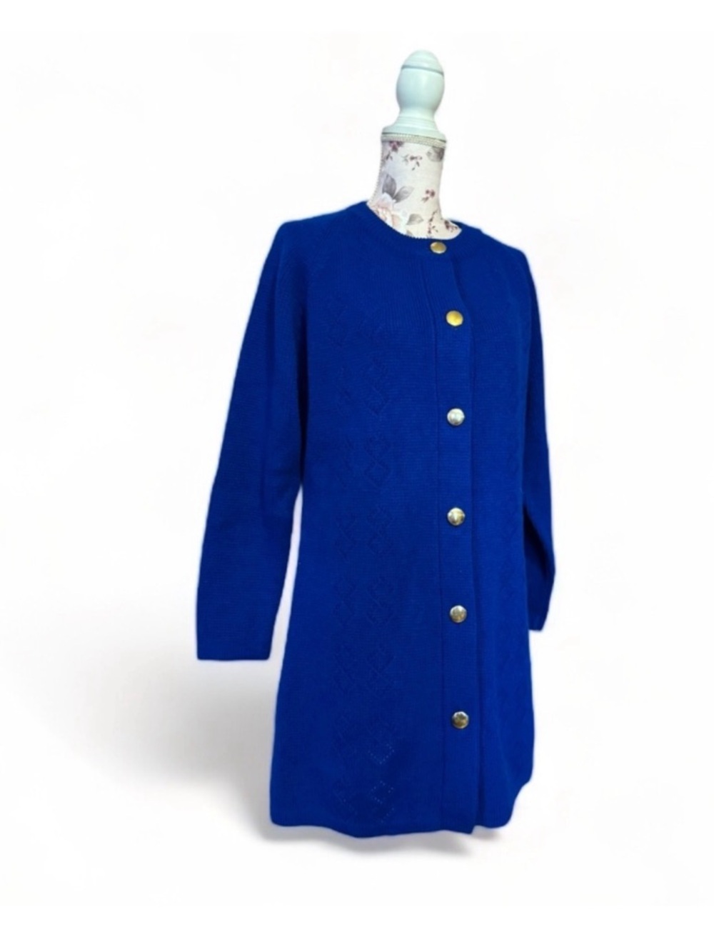 Vintage Knit Sweater Coat | Cardigan